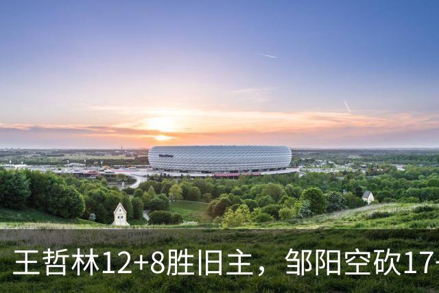 王哲林12+8胜旧主，邹阳空砍17+7，黎伊扬继续高效表现