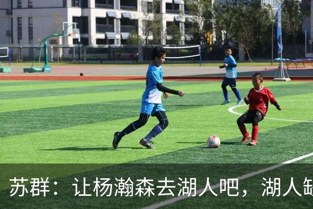 苏群：让杨瀚森去湖人吧，湖人缺中锋&瀚森没机会